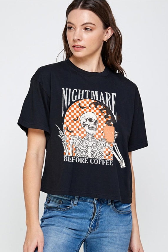 Nightmare Before Coffee Tee