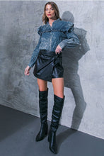 Load image into Gallery viewer, Flying Tomato Faux Leather Skort
