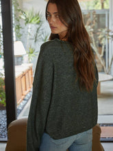 Load image into Gallery viewer, Hunter Green Fish Sweater
