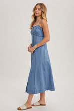 Load image into Gallery viewer, Denim Button Down Dress

