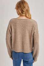 Load image into Gallery viewer, Latte Boatneck Sweater
