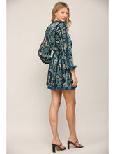 Load image into Gallery viewer, Green Ruffle Velvet Dress
