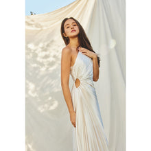 Load image into Gallery viewer, Olympia Pearl Asymmetric Dress
