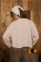 Load image into Gallery viewer, Floral Ribbed Henley
