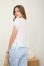 Load image into Gallery viewer, White Side Tie Top
