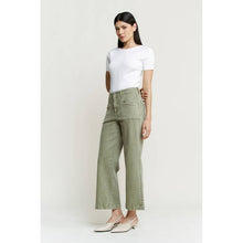 Load image into Gallery viewer, Mica Caroline Washed Green Denim
