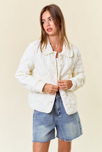 Load image into Gallery viewer, Cream Quilted Jacket
