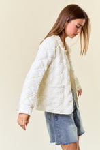 Load image into Gallery viewer, Cream Quilted Jacket
