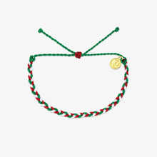 Load image into Gallery viewer, Under the Mistletoe Mini Braided Bracelet
