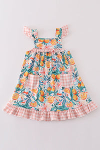 Citrus Bloom Dress - Kids