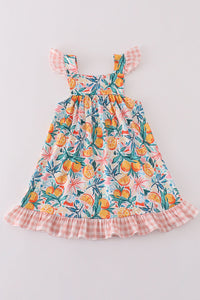 Citrus Bloom Dress - Kids