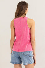 Load image into Gallery viewer, Ballet Pink Washed Cotton Tank
