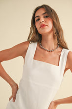 Load image into Gallery viewer, White Linen Mini Dress
