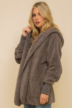 Load image into Gallery viewer, Steel Grey Wrap Hoodie
