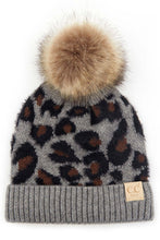 Load image into Gallery viewer, Leopard Pom Hat - Kids
