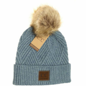 Diagonal Pom Hat