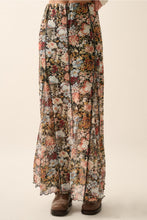 Load image into Gallery viewer, Floral Inverted Seam Skirt
