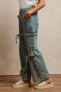 Tied Bow Denim