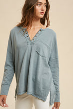 Load image into Gallery viewer, Chambray Grommet Top

