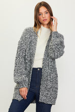 Load image into Gallery viewer, Ivory + Black Mixed Cardi
