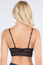 Load image into Gallery viewer, Sleet Scalloped Lace Bralette
