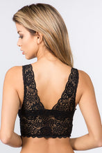 Load image into Gallery viewer, Black Lace Back Brami
