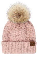 Load image into Gallery viewer, CC Smocked Stiched Pom Hat
