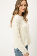Load image into Gallery viewer, Ivory Scalloped Sweater

