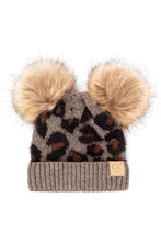 Load image into Gallery viewer, Leopard Pom Hat - Baby
