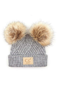 Diagonal Pom Hat - Baby