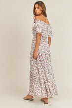 Load image into Gallery viewer, Ivory Rose Off Shoulder Maxi
