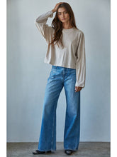 Load image into Gallery viewer, By Together Nude Pink Cotton L/S Top
