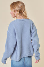 Load image into Gallery viewer, Blue Daisy Cardigan
