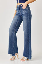 Load image into Gallery viewer, Krista Distressed Hem Straight Denim
