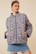 Load image into Gallery viewer, Blue Quilted Jacket
