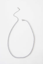 Load image into Gallery viewer, Silver Tennis Necklace
