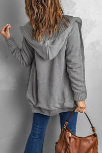 Grey Cable Cardi