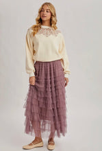 Load image into Gallery viewer, Mauve Tulle Skirt
