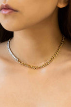 Load image into Gallery viewer, Gold Baguette Chain Necklace

