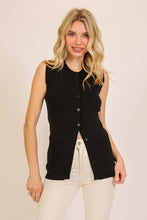 Load image into Gallery viewer, Black Sweater Vest
