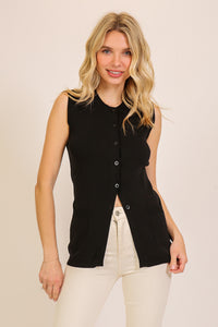 Black Sweater Vest