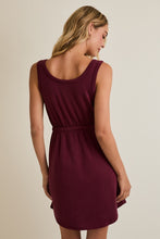 Load image into Gallery viewer, Gilli Wine Button Tank Dress
