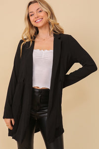 Black Tie Waist Blazer