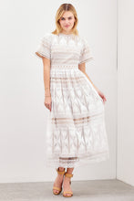 Load image into Gallery viewer, Ivory Lace Overlay Dress
