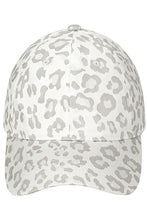 Load image into Gallery viewer, CC White Leopard Baseball Hat
