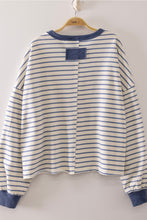 Load image into Gallery viewer, Blue Stripe Lobster Top
