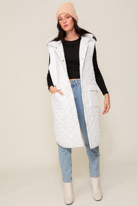 Quilted Cream Vest