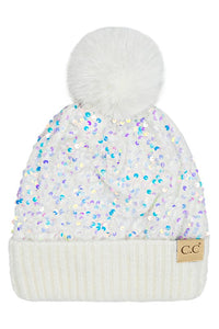 CC Sequin Pom Hat - Kids