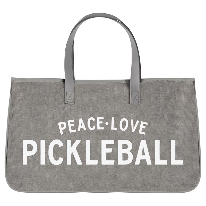 Peace, Love, Pickleball Tote