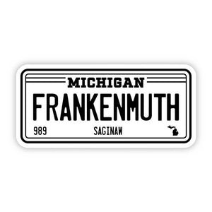 Frankenmuth Plate Decal